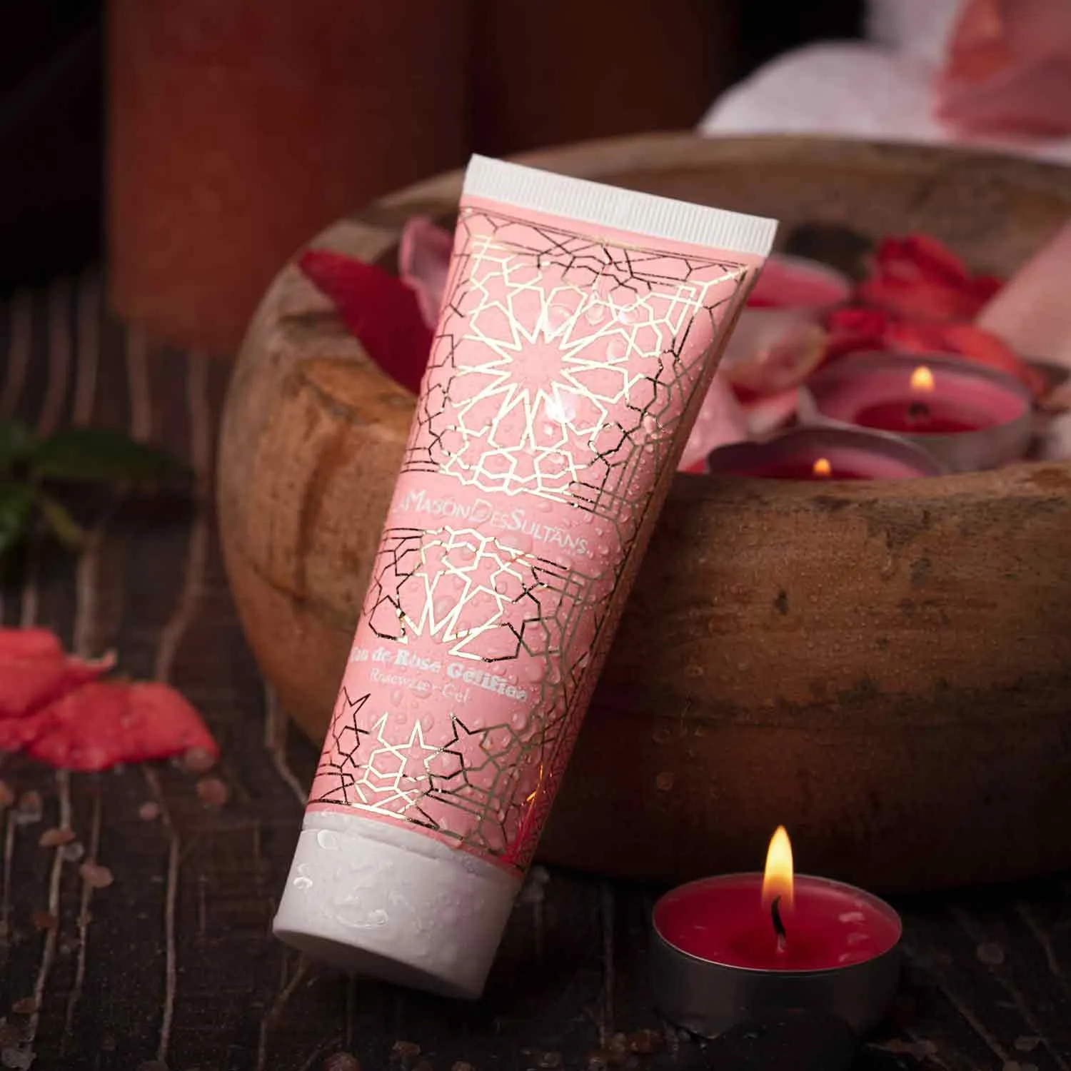 La Maison des Sultans Eau de Rose gel tonique visage rose Damas