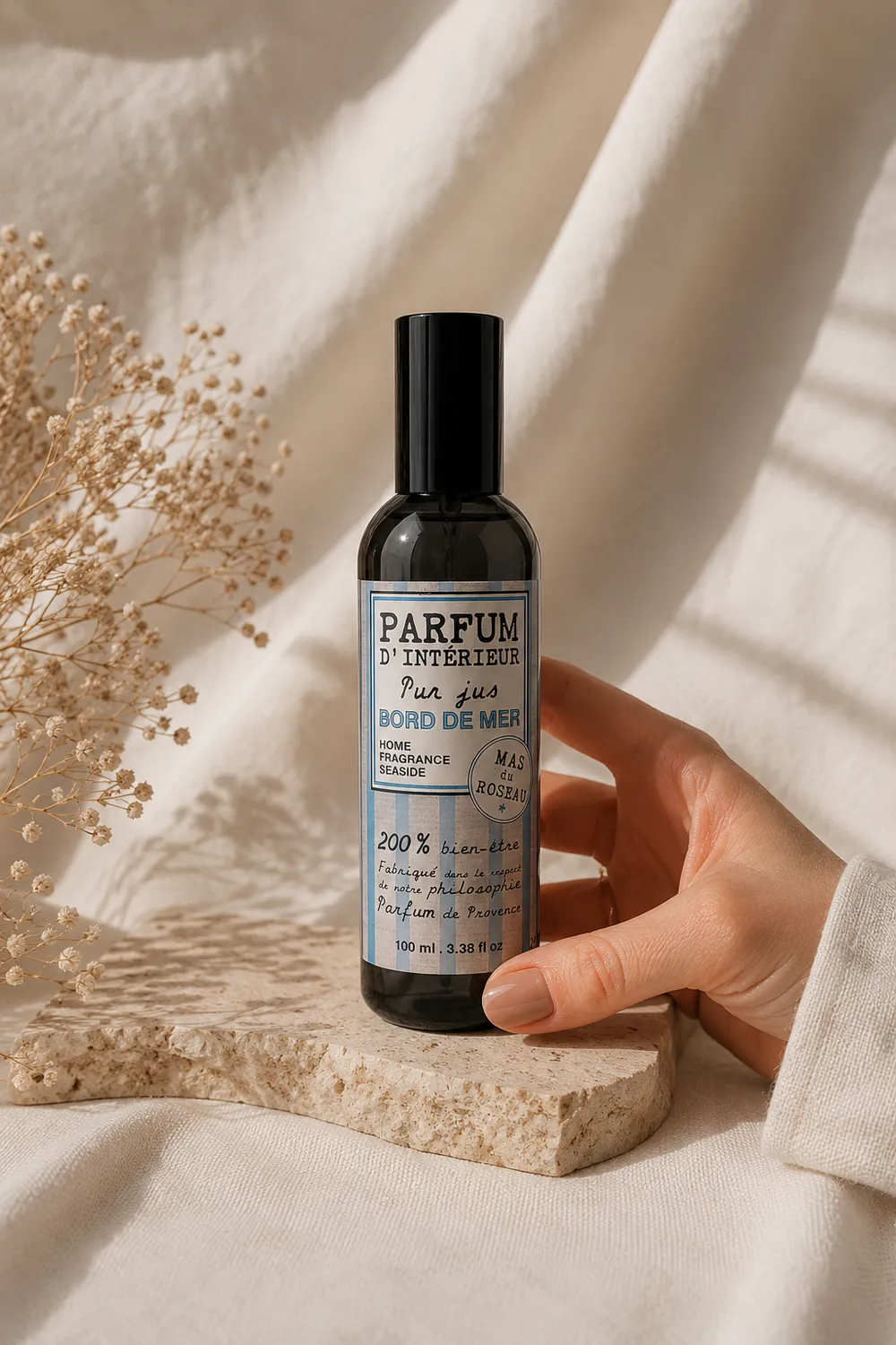 Mas du Roseau Philosophie Bord de Mer parfum d'intérieur frais