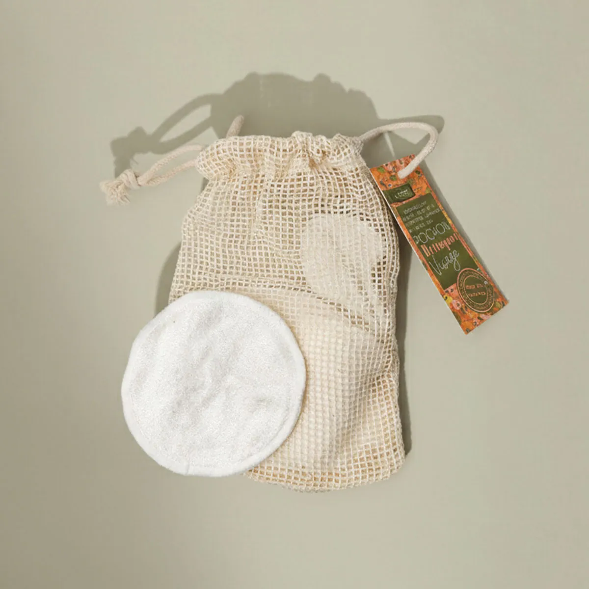 Mas du Roseau Infusions Lingettes démaquillantes coton bio x6