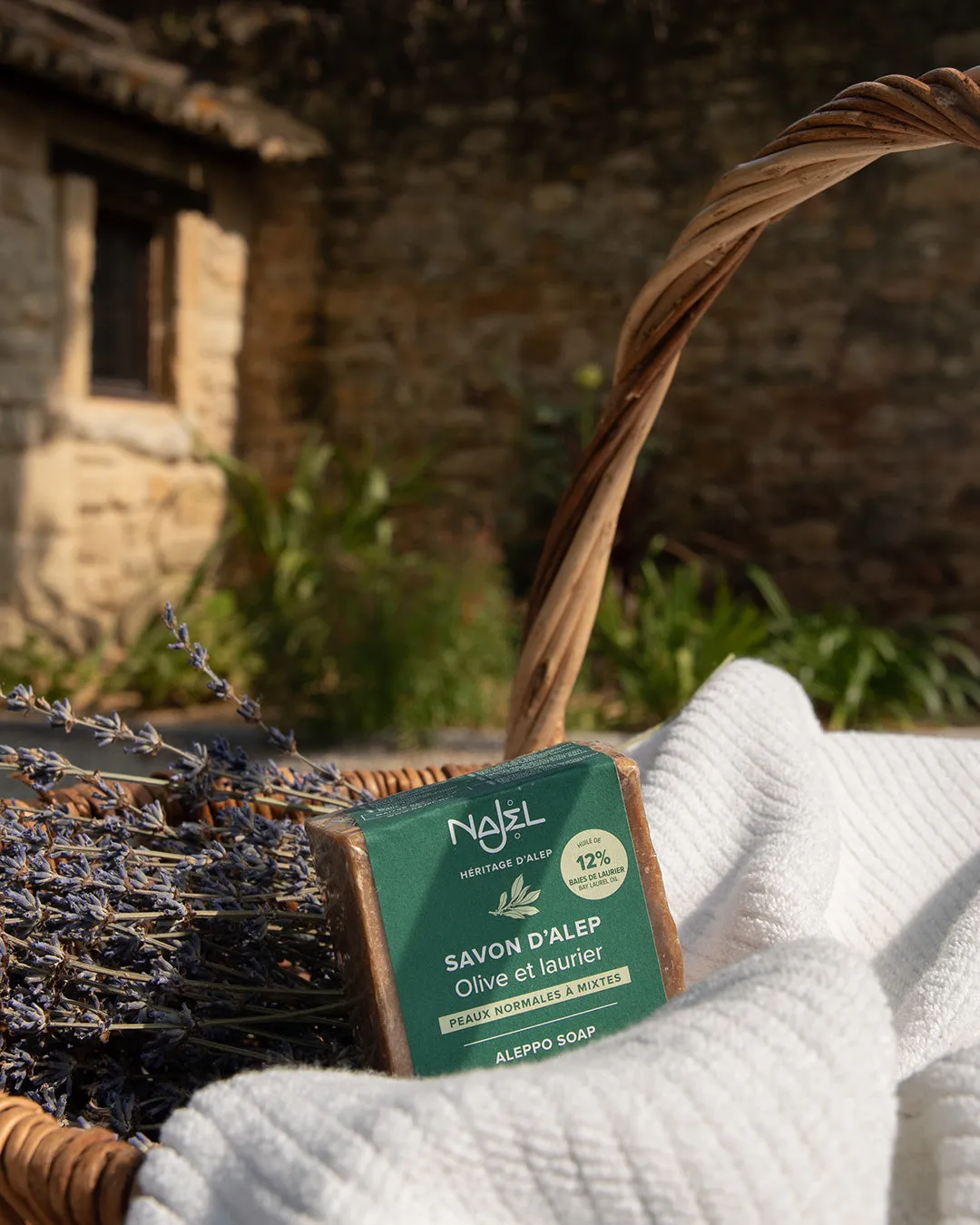 Najjar savon d’Alep 12% laurier 180g traditionnel