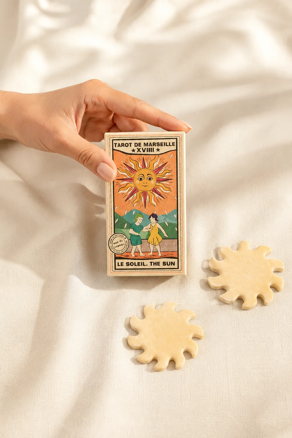 Mas du Roseau Tarot Le Soleil savon yuzu vitalité