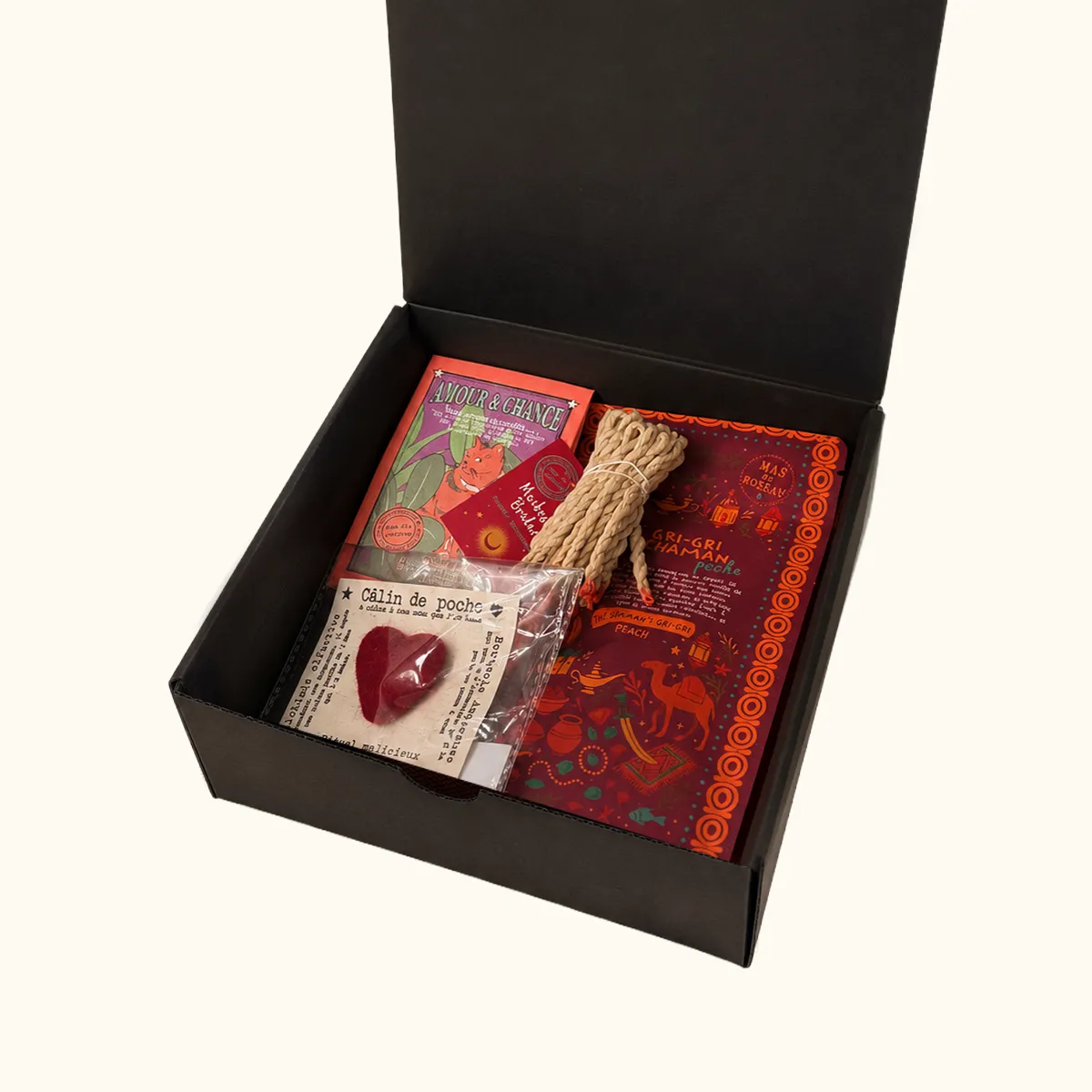 Mas du Roseau Pachamama Coffret Gri-Gri du Chaman pêche de vigne