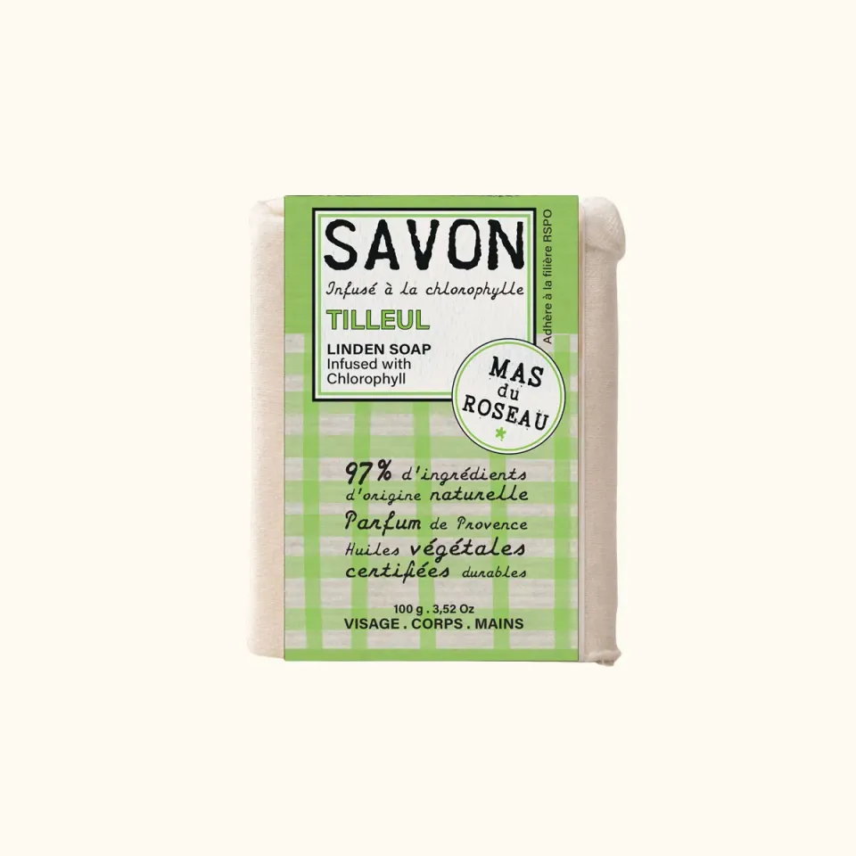 Mas du Roseau Philosophie Tilleul savon solide floral