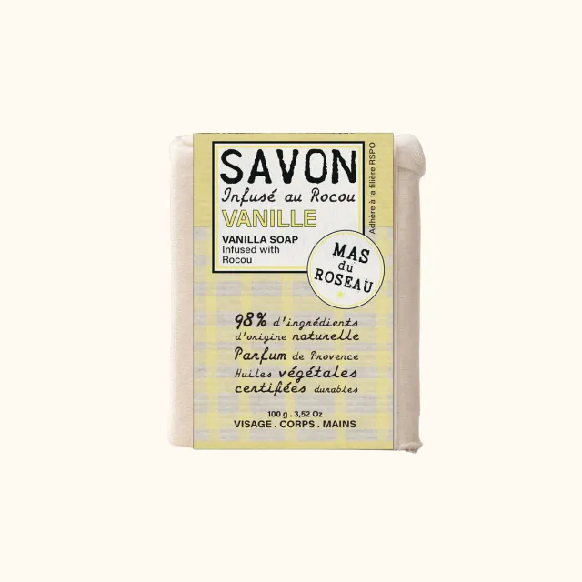 Mas du Roseau Philosophie Savon Solide Vanille mini