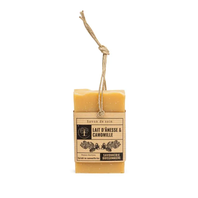 Savonnerie Buissonnière savon bio lait ânesse camomille 100g