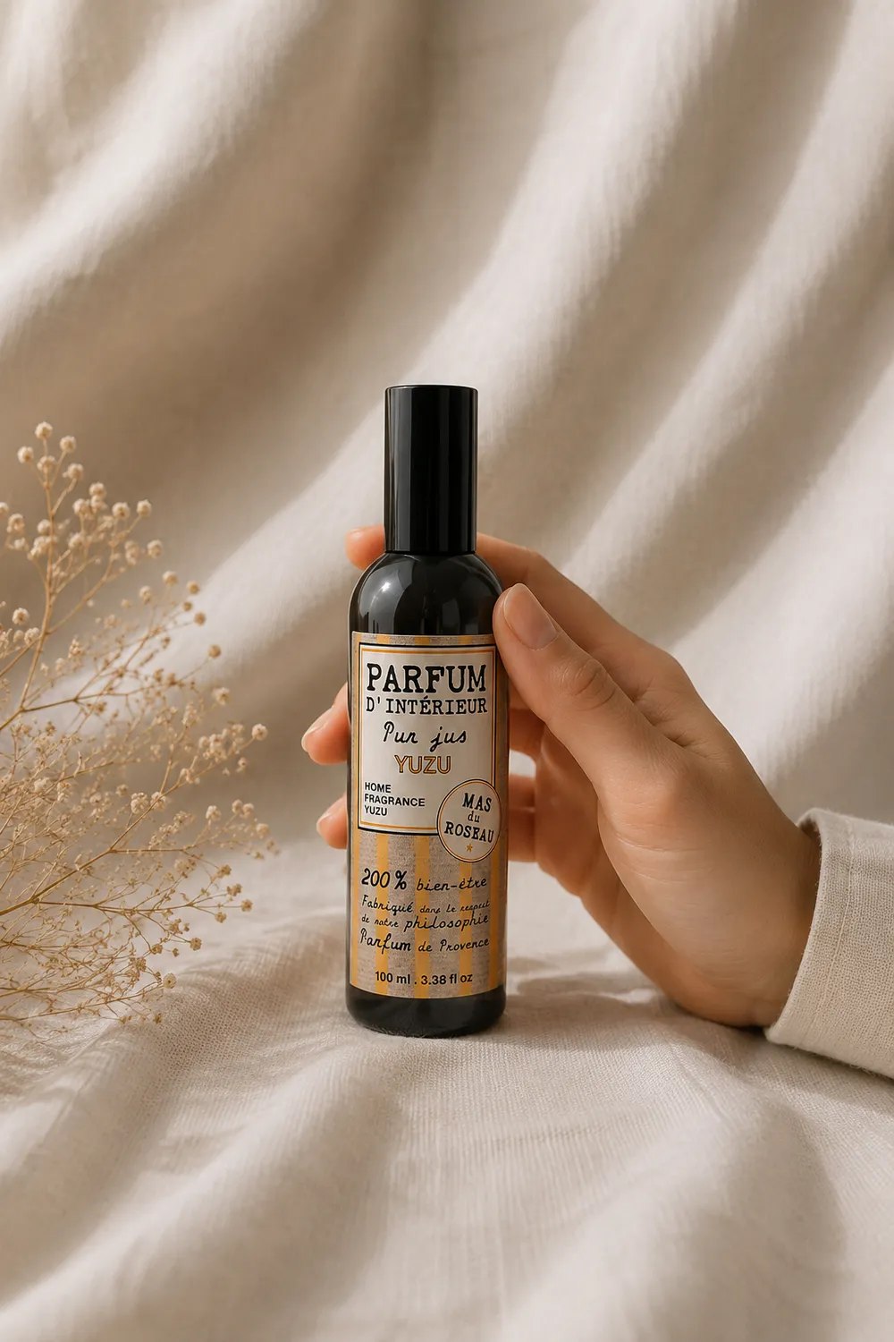 Mas du Roseau Philosophie Yuzu parfum d'intérieur spray
